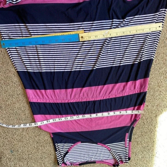 Comfortable Stretch Sleeveless Summer Maxi Slip Dress Women Size L - Picture 3 of 7